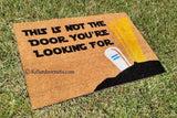 color-This Is Not The Door You're Looking For Funny  Color Welcome Doormat - UnwelcomeDoormats - Custom doormats - Personalized doormats - Rude Doormats - Funny Doormats