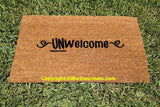 UnWelcome Rude Welcome Doormat - UnwelcomeDoormats - Custom doormats - Personalized doormats - Rude Doormats - Funny Doormats