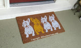 Plenty of Frenchies Cute Welcome Doormat - UnwelcomeDoormats - Custom doormats - Personalized doormats - Rude Doormats - Funny Doormats