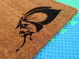 Simple Butterfly Welcome Door Mat - UnwelcomeDoormats - Custom doormats - Personalized doormats - Rude Doormats - Funny Doormats
