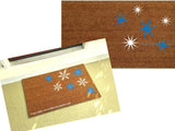 Scattered Snowflakes Classic or Modern  Holiday Seasonal Welcome Doormat - UnwelcomeDoormats - Custom doormats - Personalized doormats - Rude Doormats - Funny Doormats
