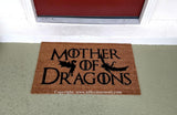 Mother of Dragons  Welcome Doormat - UnwelcomeDoormats - Custom doormats - Personalized doormats - Rude Doormats - Funny Doormats