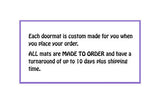 Skeleton Key Welcome Door Mat - UnwelcomeDoormats - Custom doormats - Personalized doormats - Rude Doormats - Funny Doormats