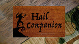 Hail Companion Gamer Welcome Doormat - UnwelcomeDoormats - Custom doormats - Personalized doormats - Rude Doormats - Funny Doormats