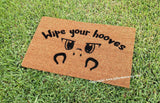 Wipe Your Hooves Horse/Pony   Welcome Doormat - UnwelcomeDoormats - Custom doormats - Personalized doormats - Rude Doormats - Funny Doormats