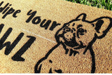 Wipe Your Pawz Welcome Door Mat - UnwelcomeDoormats - Custom doormats - Personalized doormats - Rude Doormats - Funny Doormats