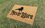 The Raven Nevermore Edgar Allan Poe Welcome Door Mat - UnwelcomeDoormats - Custom doormats - Personalized doormats - Rude Doormats - Funny Doormats