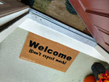 Welcome Don't Expect Much  Doormat - UnwelcomeDoormats - Custom doormats - Personalized doormats - Rude Doormats - Funny Doormats