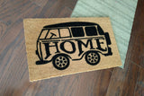 Home Mini Bus Welcome Door Mat - UnwelcomeDoormats - Custom doormats - Personalized doormats - Rude Doormats - Funny Doormats