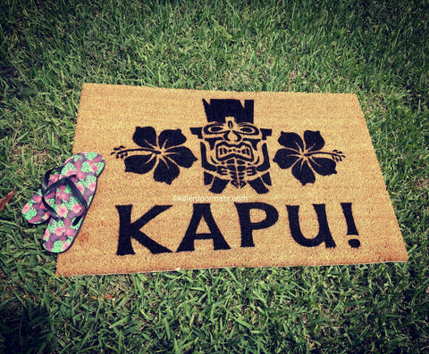 Kapu! Welcome Doormat - UnwelcomeDoormats - Custom doormats - Personalized doormats - Rude Doormats - Funny Doormats