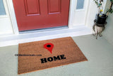 Maps Home Locator Welcome Door Mat - UnwelcomeDoormats - Custom doormats - Personalized doormats - Rude Doormats - Funny Doormats