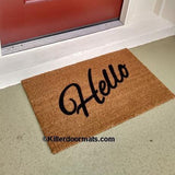 Hello Welcome Doormat - UnwelcomeDoormats - Custom doormats - Personalized doormats - Rude Doormats - Funny Doormats